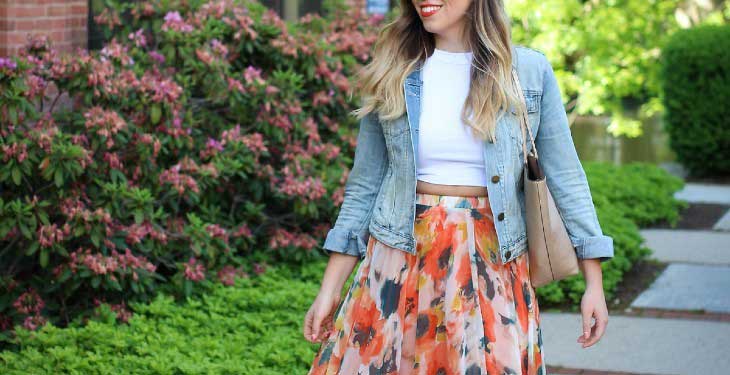 نکات ست کردن انواع لباس با دامن بلند برای مهمانی