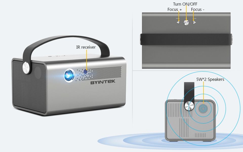 پروژکتور هوشمند سهبعدی Byintek UFO R17