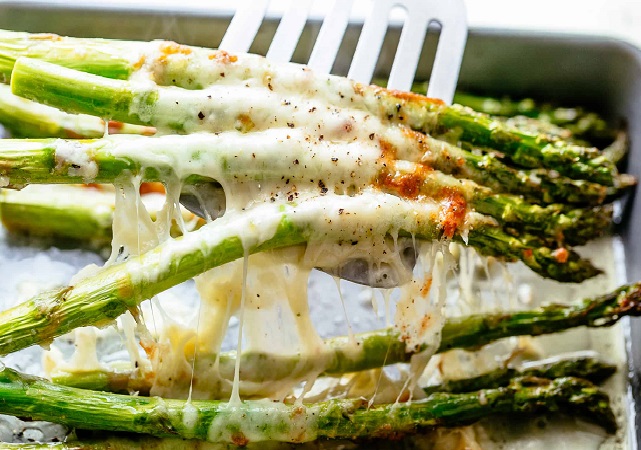 "طرز تهیه مارچوبه" با 3 روش گریل کردن + سرخ کردن + بخارپز کردن