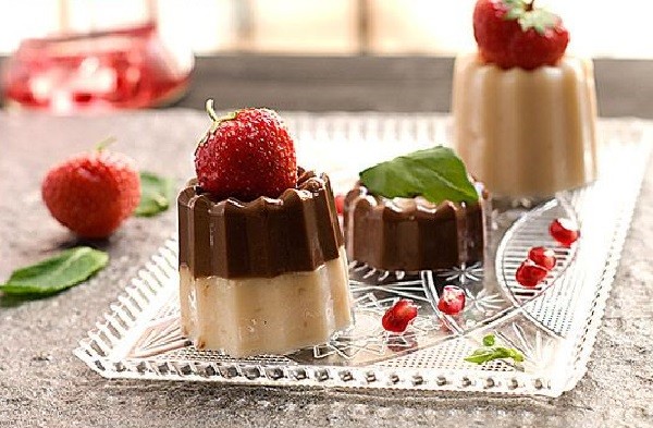 چطور "ژله باواریا" مجلسی درست کنم؟ + مواد لازم برای 4 نفر