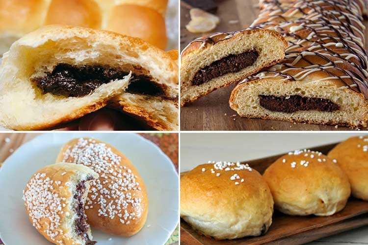 "طرز تهیه نان شکلاتی مغزدار"-در فر-بدون فر در تابه-دستور پخت خمیر و سس شکلاتی