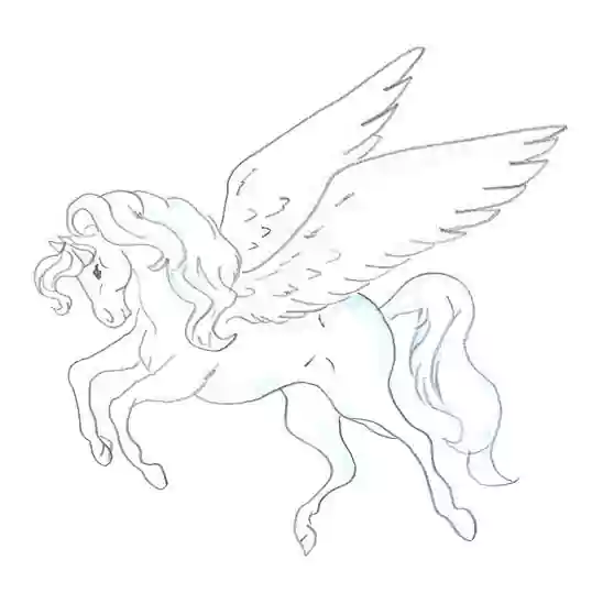 اموزش نقاشی اسب به کودکان 6ساله-آموزش نقاشی اسب بالدار به کودکان 5 ساله-آموزش نقاشی اسب زیبا به کودکان 8 ساله