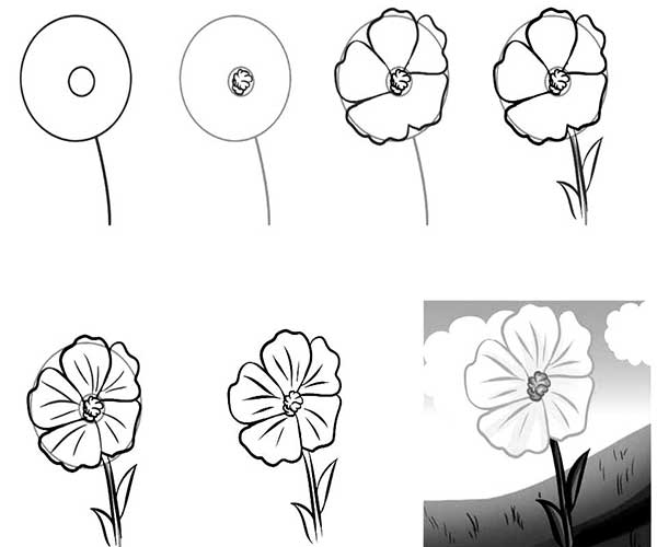 نقاشی گل کودکانه-آموزش نقاشی برای کودکان 3 ساله-نقاشی گل فانتزی-نقاشی گل زیبا نقاشی گل کودکانه-آموزش نقاشی برای کودکان 3 ساله-نقاشی گل فانتزی-نقاشی گل زیبا