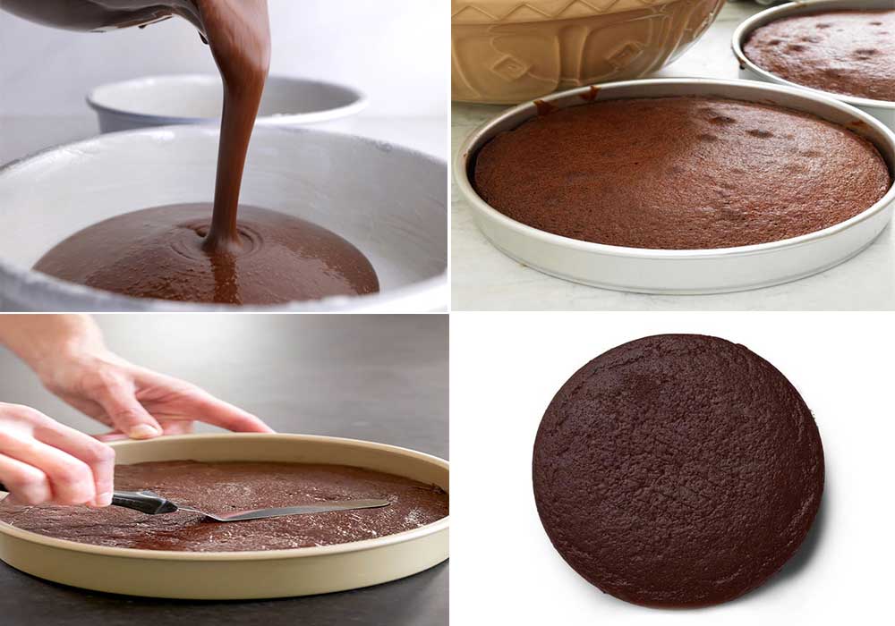 آموزش طرز تهیه کیک شکلاتی ساده با پف زیاد بدون شیر و با آب ولرم مرحله به مرحله برای مهمانی و دورهمی