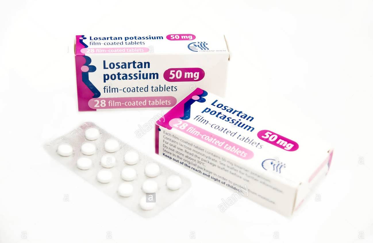 لوزارتان - عوارض - تداخل - موارد مصرف losartan