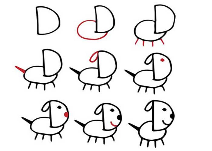 نقاشی حروف انگلیسی d-آموزش تصویری نقاشی با حروف انگلیسی