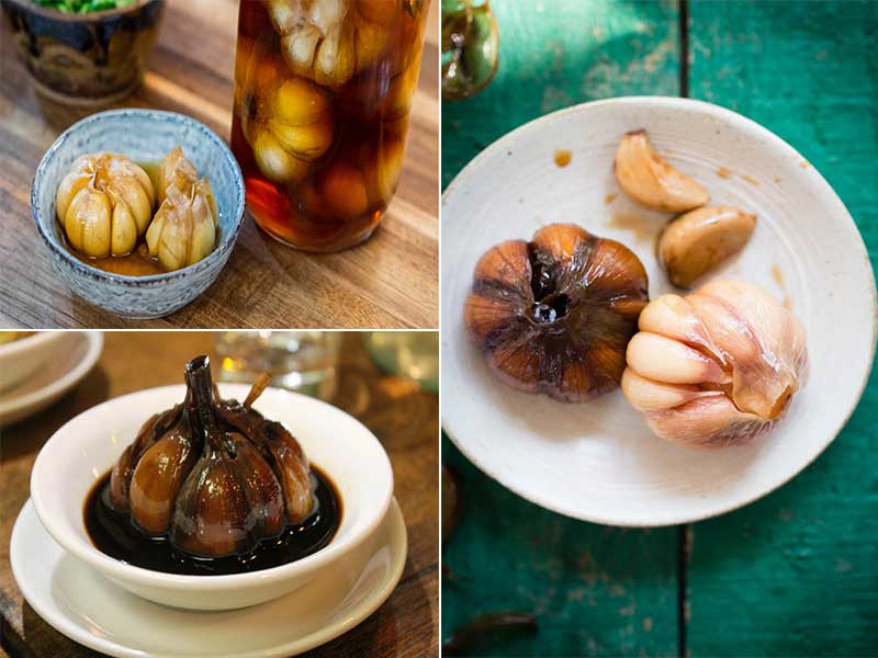 طرز تهیه "سیر ترشی"-فوری و سه سوته-7 ساله-با رب انار-با سرکه قرمز