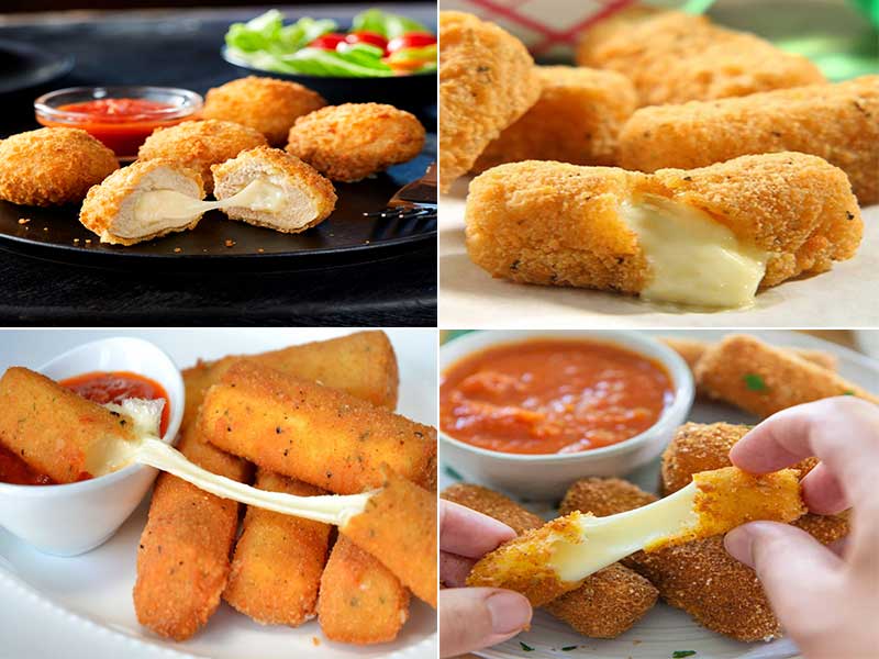 ناگت مرغ پنیری- تهیه ناگت مرغ-ناگت مرغ پنیری کشدار-روش درست کردن ناگت