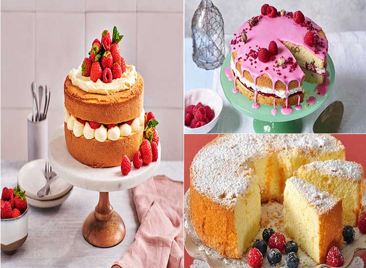 کیک اسفنجی بدون فر-کیک بدون شیر در قابلمه برای 6 تا 8 نفر روی اجاق گاز