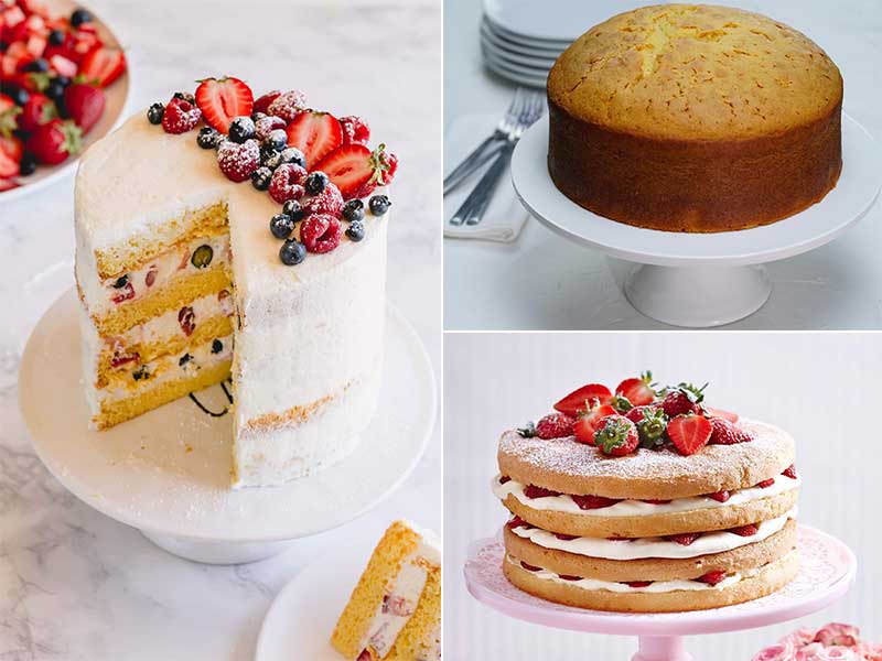 طرز تهیه "کیک ساده با شیر" بدون فر در قابلمه برای 10 نفر-خانگی اسفنجی با پف زیاد