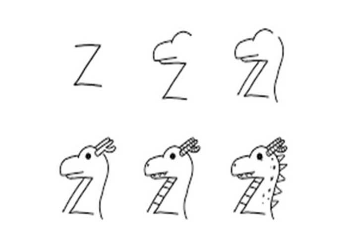 آموزش ساده نقاشی با حروف انگلیسی به کودکان از حرف r تا z-انواع سنین-مرحله به مرحله و تصویری