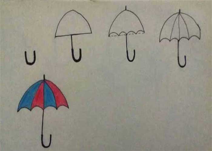 نقاشی با حروف انگلیسی u-آموزش تصویری نقاشی با حرف u- نقاشی با حرف انگلیسی-نقاشی با حرف u