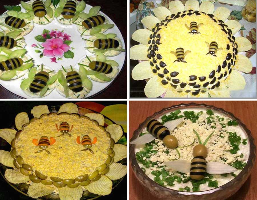 طرز تهیه سالاد الویه برای ۲۰ الی 25 نفر-تزیین سالاد الویه مجلسی قالبی