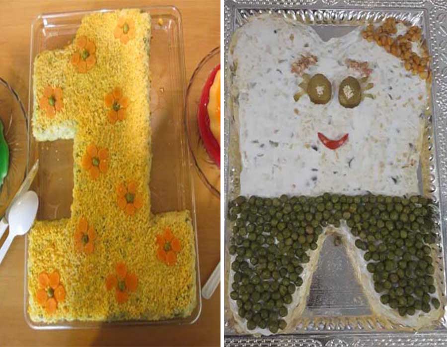 طرز تهیه "سالاد الویه با مرغ" برای 8 تا 10 نفر+ایده و عکس تزیین سالاد-مجلسی-شیک