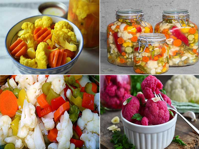 ساده ترین "طرز تهیه ترشی مخلوط " خوشمزه بازاری-مجلسی-هفت بیجار-کلی فوت و فن مهم