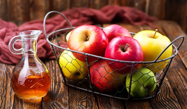سرکه سیب طبیعی برای پسوریازیس پوست سر