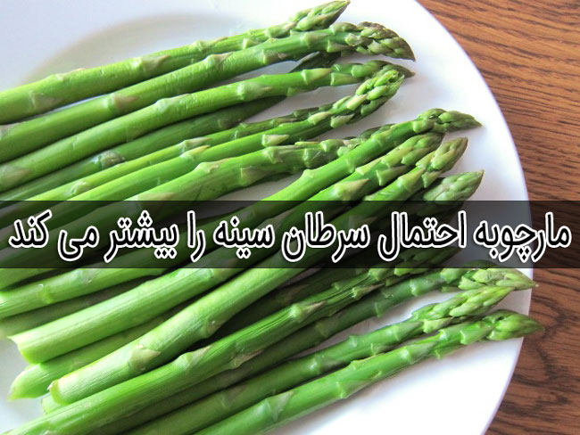 آیا مصرف مارچوبه باعث افزایش احتمال سرطان می شود؟