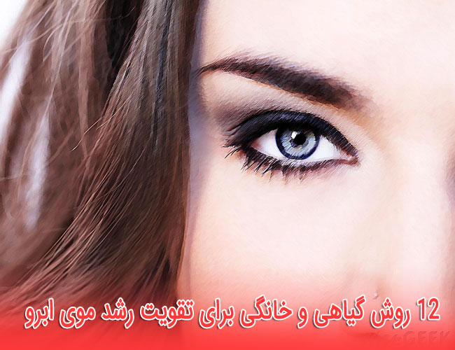 12 روش گیاهی و خانگی برای تقویت رشد موی ابرو 