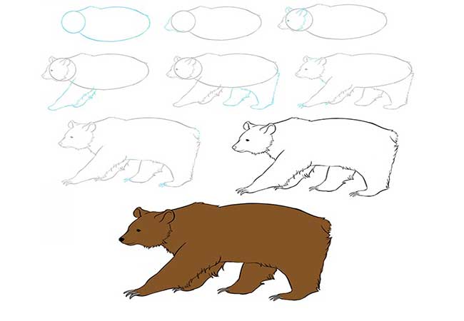 آموزش نقاشی های زیبا و هنری برای کودکان زیر 10 سال