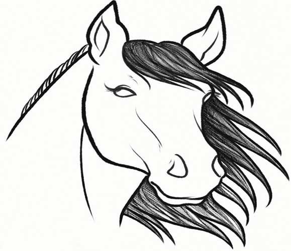 آموزش نقاشی اسب با مداد برای کودکان 6 ساله-آموزش نقاشي اسب برای کلاس اولی ها-اموزش قدم به قدم نقاشی اسب به کودکان