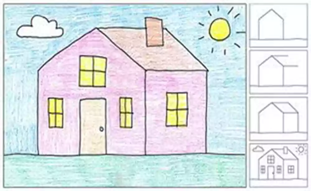 نقاشی خانه ویلایی-آموزش تصویری و گام به گام نقاشی خانه برای کودکان-نقاشی خانه ویلایی برای کودکان-نقاشی خانه ویلایی زیبا