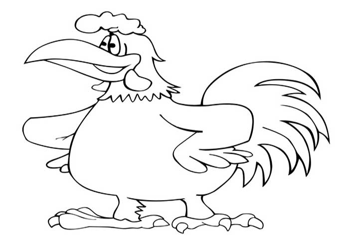 نقاشی خروس-آموزشی نقاشی به کودکان 10 ساله