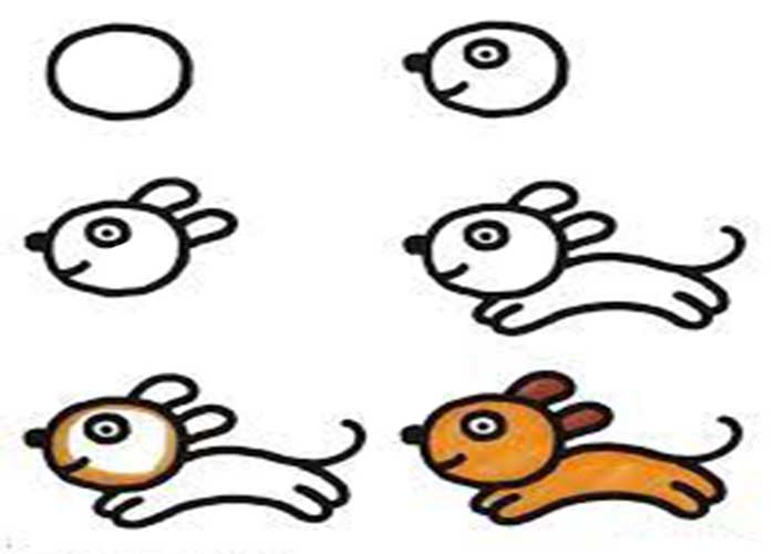 نقاشی سگ ژرمن-نقاشی سگ هاسکی-نقاشی کله سگ-نقاشی سگ زیبا