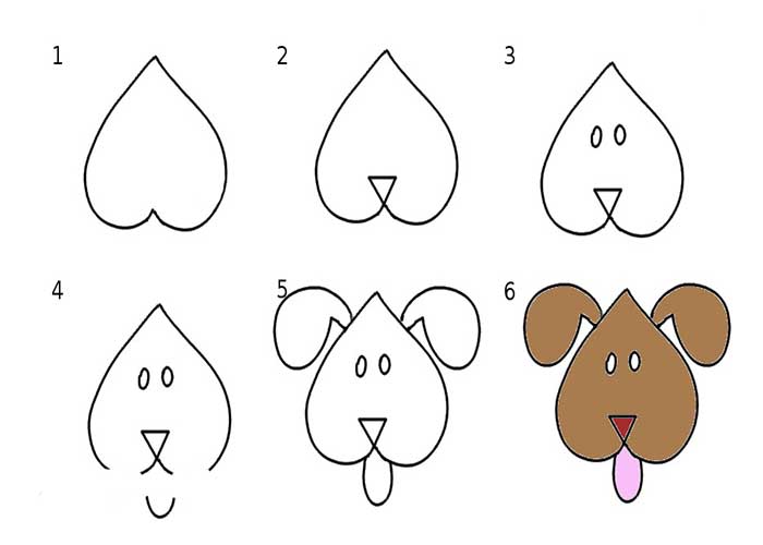 نقاشی سگ کوچولو-نقاشی سگ پشمالو