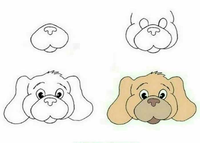 نقاشی سگ پلیس-نقاشی سگ کارتونی-نقاشی سگ گرگی اسان-نقاشی سگ گل