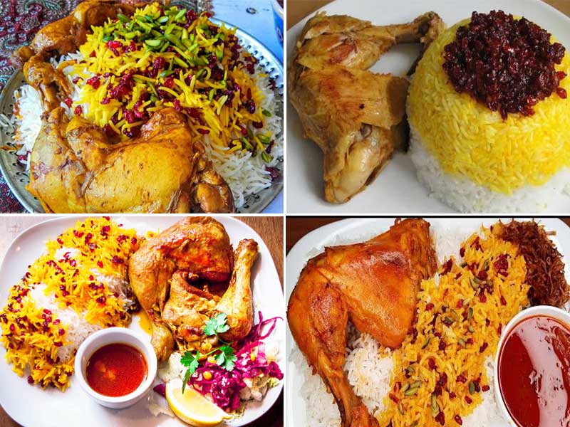 طرز تهیه "زرشک پلو با مرغ" خوشمزه خانگی برای 4 تا 6 نفر-مجلسی-رستورانی+فوت و فن مهم