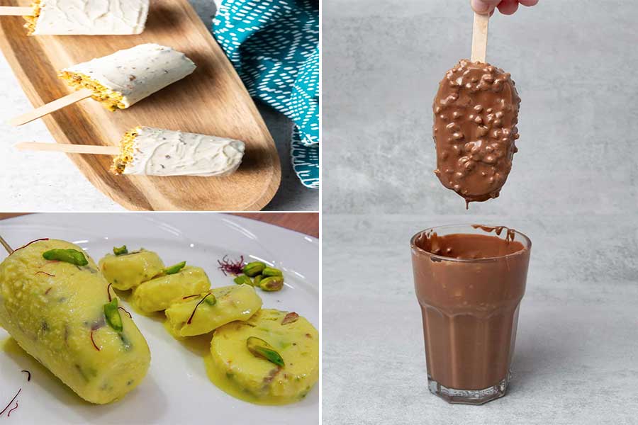 طرز تهیه بستنی وانیلی و کاکائویی بدون خامه با ثعلب با پودر کاکائو و خامه-بستنی شکلاتی