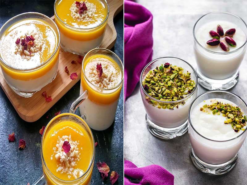 طرز تهیه فرنی با شیر-با آرد برنج برای دو تا 4 نفر