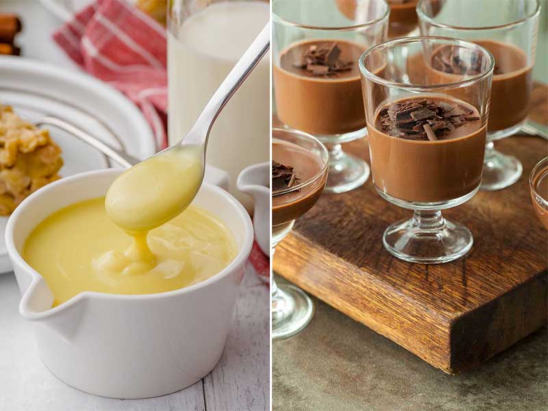 مواد لازم جهت تهیه فرنی خانگی سنتی با شیر و آرد برنج برای 4 نفر