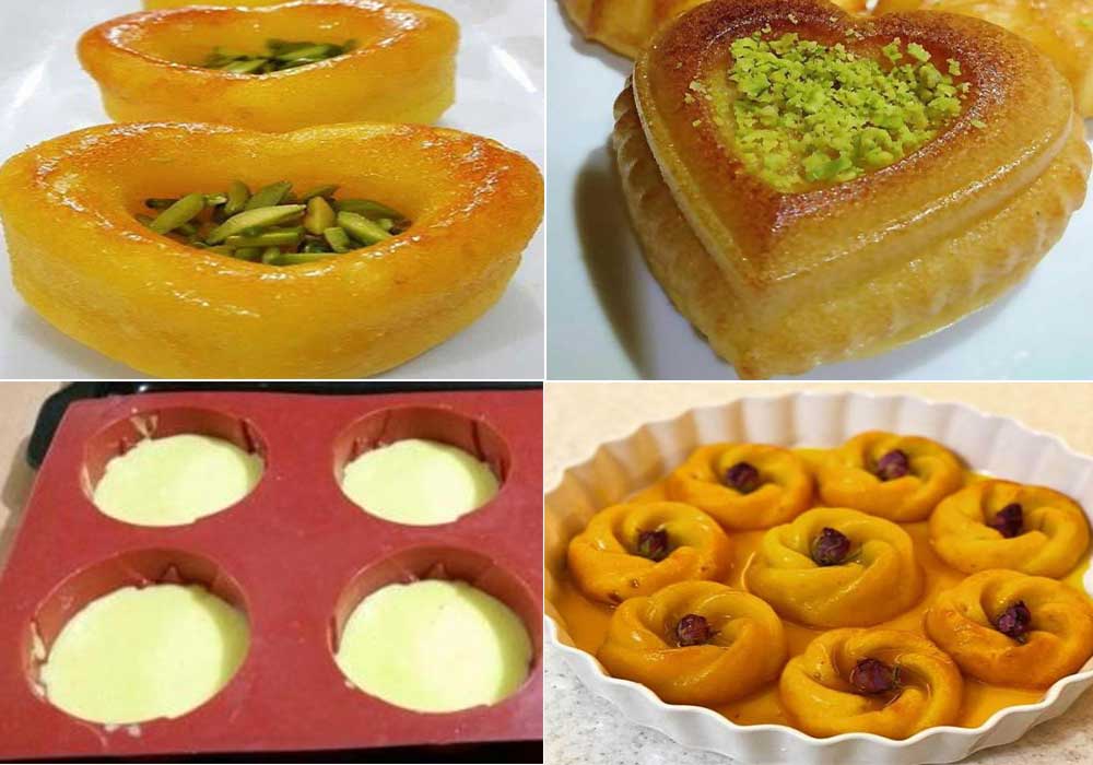 طرز تهیه " خاگینه قالبی " رز در فر + چطور قیقناخ قالبی درست کنم؟