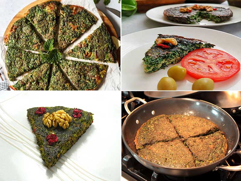 "طرز تهیه کوکو سبزی خوشمزه" خانگی ساده و مجلسی برای هر تعداد که بخواین