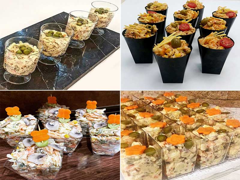 طرز تهیه "سالاد ماکارونی" با کالباس برای 8 تا 10 نفر رستورانی-مجلسی+فوت و فن خوشمزگی سالاد