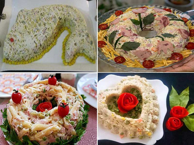 طرز تهیه سالاد ماکارونی مخصوص فست فودی و رستورانی با کالباس