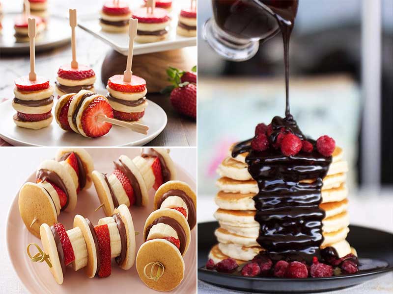 پنکیک ساده-پنکیک تابه ای-پنکیک فوری