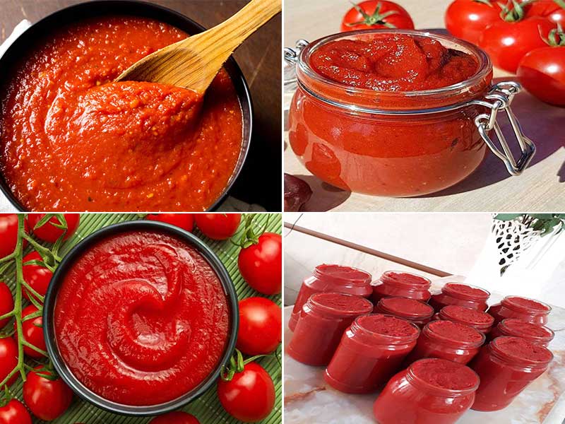 "طرز تهیه رب گوجه فرنگی" خوشرنگ غلیظ و روش "جلوگیری از کپک زدن"