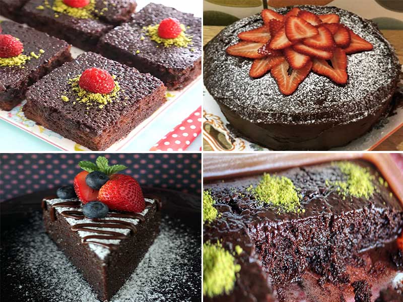 طرز تهیه "کیک خیس شکلاتی ترکیه ای" برای 4 تا 6 نفر-در فر-در توستر-در قابلمه