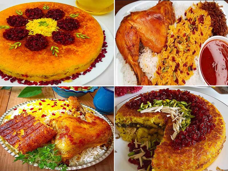 طرز تهیه زرشک پلو با مرغ ریش ریش شده برای 20 تا 25 نفر-طرز تهیه زرشک پلو با مرغ ساده خانگی