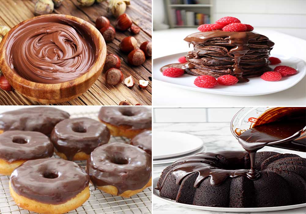 "خوشمزه ترین شکلات صبحانه" فندقی-با نشاسته ذرت-با شیر-سریع و فوری