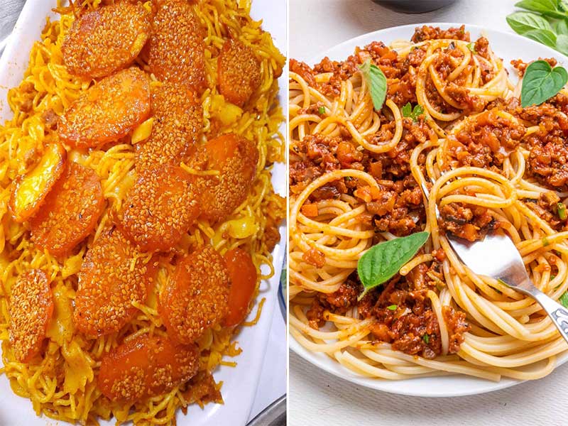 "طرز تهیه ماکارونی با سویا" بدون گوشت برای 4 تا 6 نفر-بسیار ساده و خوشمزه+فوت و فن مهم