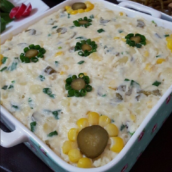 سالاد سیب زمینی و شوید,سالاد سیبزمینی پیازچه و شوید قالبی