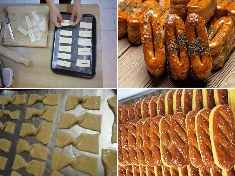 "طرز تهیه شیرینی زبان با خمیر هزارلا آماده"-فوری-راحت-بسیار خوشمزه+فوت و فن مهم