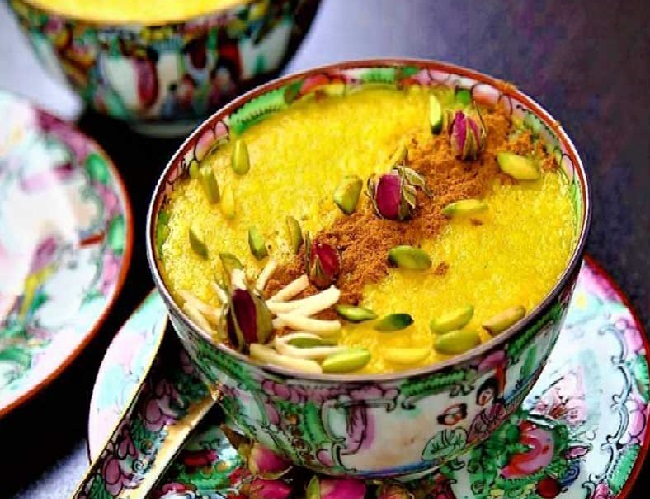 تزیین شله زرد , جدیدترین تزیینات شله زرد , تزیین زیبای شله زرد