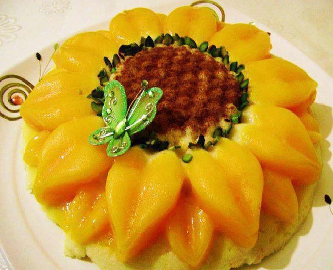 تزیین شله زرد,تزیین شله زرد با دارچین,تزیین شله زرد قالبی 1