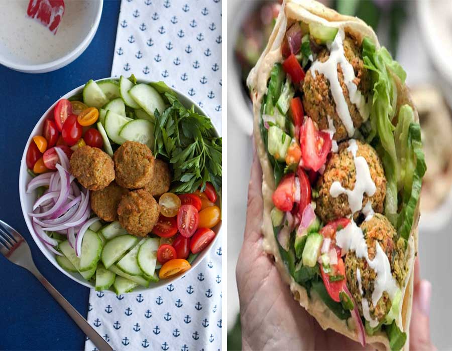 طرز تهیه "فلافل خانگی با نخود و سیب زمینی" برای 4 تا 6 نفر+تمام فوت و فن