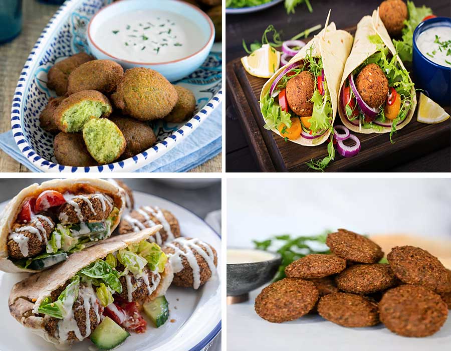 طرز تهیه "فلافل خانگی با نخود" برای 8 الی 10 نفر-فلافل آبادانی و اهوازی اصل