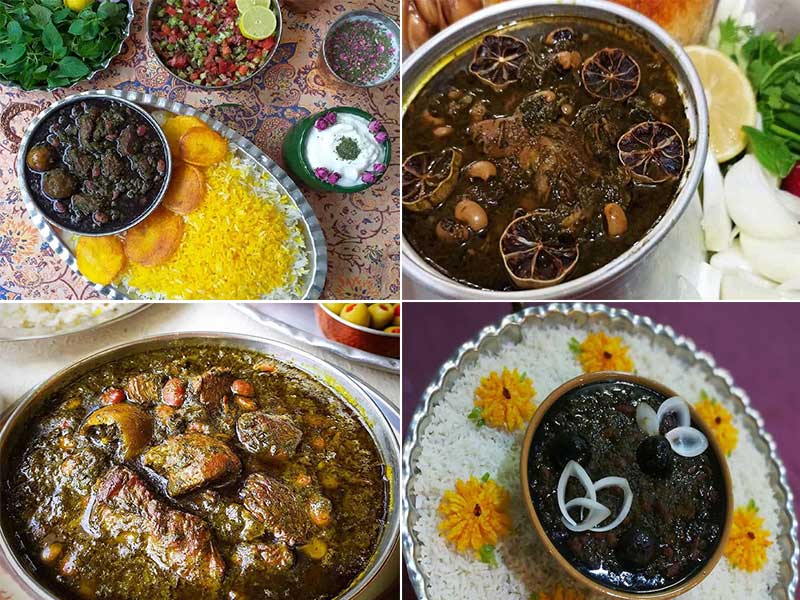 مواد لازم و طرز تهیه "قورمه سبزی برای 25 تا 30 نفر"-رستورانی-مجلسی-میزان دقیق سبزی